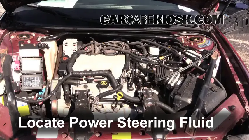 2001 Chevrolet Monte Carlo LS 3.4L V6 Power Steering Fluid